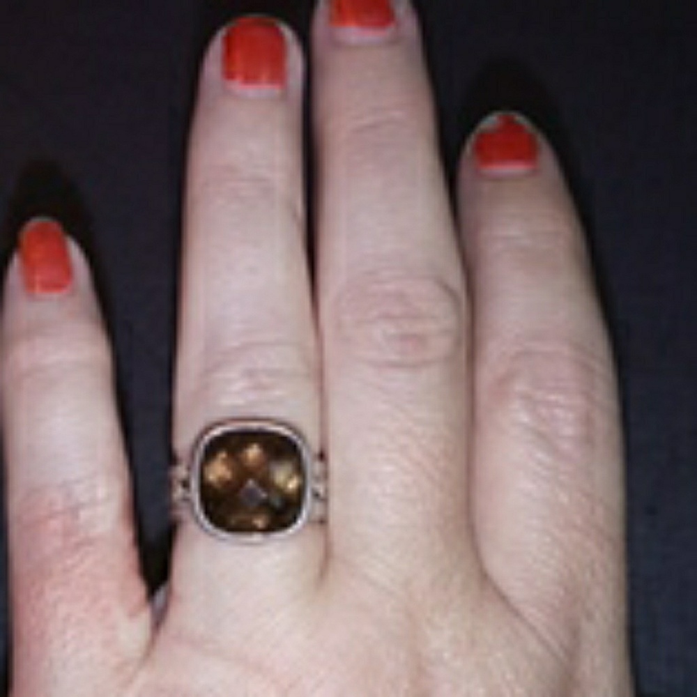 Beautiful  retired Brighton strlng smoky topaz